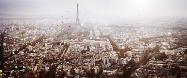 Balloons Over Paris, 2016 30 x 72 in., Ed. 10 40 x 96 in., Ed. 7 & 3AP