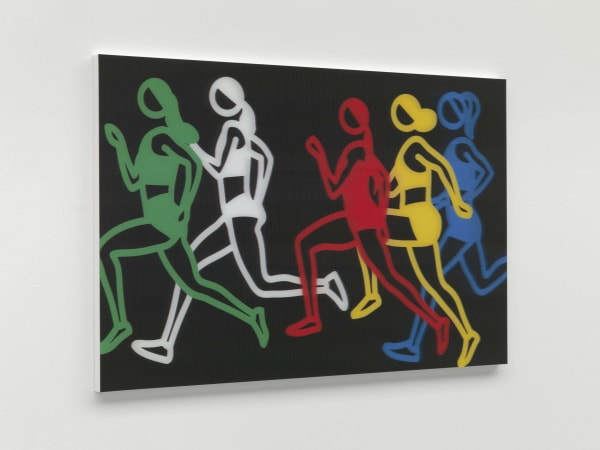 Women Sprinters 1., 2024 30 3/8 x 47 1/4 x 1 3/8 in., Ed. 19