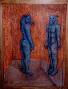 Minotaur in a Mirror, 1999 53 x 41 in.
