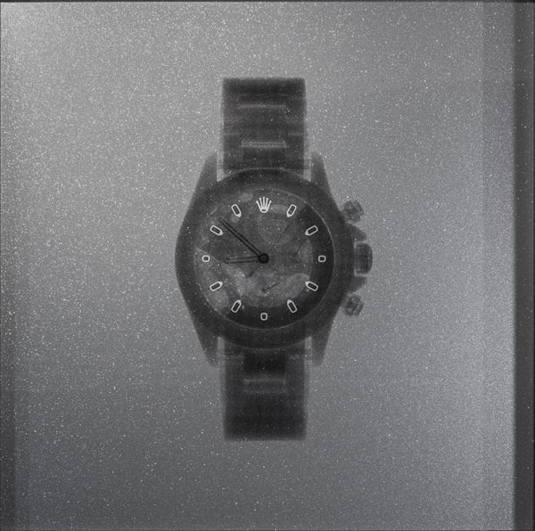 Rolex Daytona Silver Metallic, 2021 33 x 33 in., Ed. 15