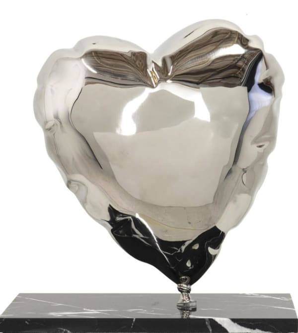 Balloon Heart - stainless steel, 2020 17 x 16 x 10 in., Ed. 4 AP