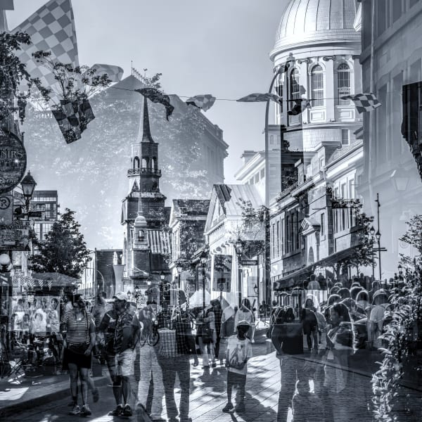 Vieux-Montreal (Montréal, Canada), 2018 24 x 24 in., Ed. 5 40 x 40 in., Ed. 5 48 x 48 in., Ed. 1