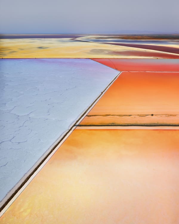 Blue Quadrilateral, Great Salt Lake, UT, 2017 26 x 21 in., Ed. 7 & 2AP 40 x 32 in., Ed. 7 & 2AP 55 x 44 in., Ed. 10 & 2AP 73 1/2 x 59 in., Ed. 5 & 1AP
