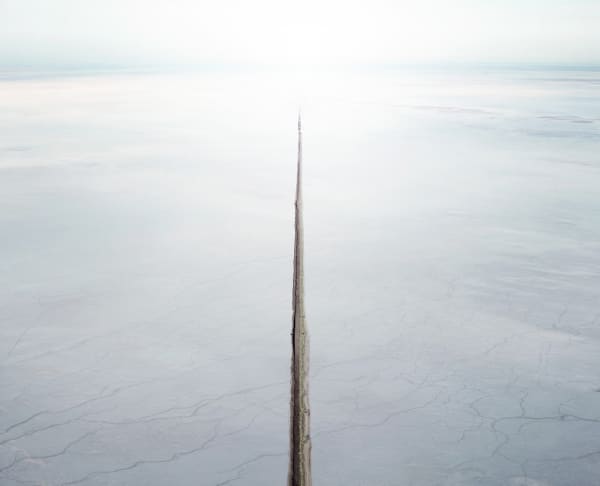 Salt Flat & Canal, Sea of Cortez, Mexico, 2016 21 x 26 in., Ed. 7 & 2AP 32 x 40 in., Ed. 7 & 2AP 44 x 55 in., Ed. 10 & 2AP 59 x 73 1/2 in., Ed. 5 & 2AP