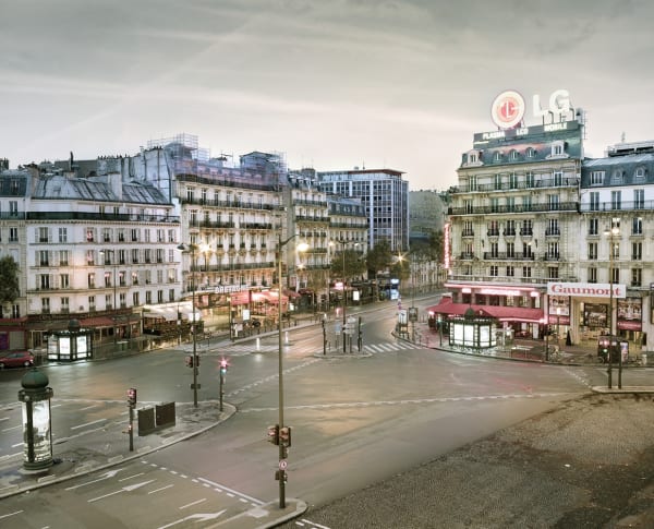 Montparnasse at Dawn, Paris, France, 2012 13 x 16 in., Ed. 4 & 2AP 21 x 26 in., Ed. 4 & 2AP 32 x 40 in., Ed. 7 & 2AP 44 x 55 in., Ed. 10 & 2AP