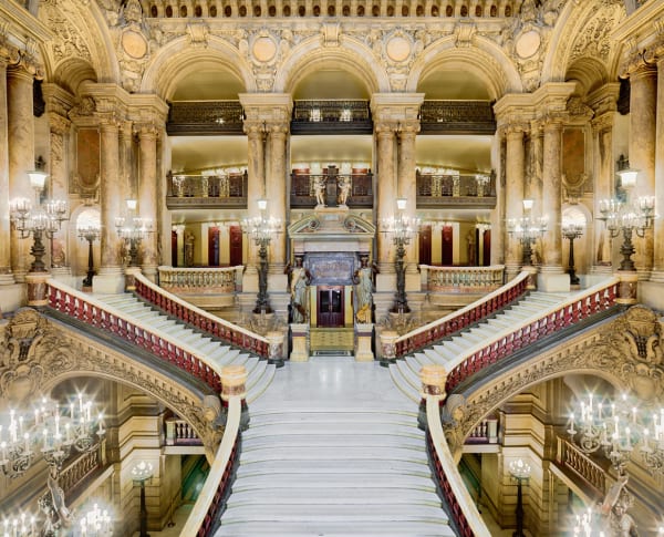 Palais Garnier, Paris, France, 2012 13 x 16 in., Ed. 4 & 2AP 21 x 26 in., Ed. 4 & 2AP 32 x 40 in., Ed. 7 & 2AP 44 x 55 in., Ed. 10 & 2AP