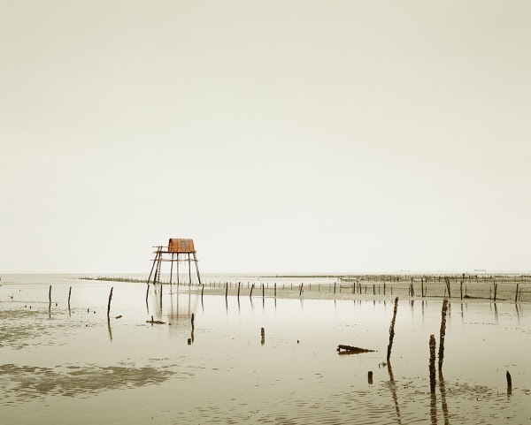 Oyster Farm Study I, Phu Long, Vietnam, 2010 13 x 16 in., Ed. 4 & 2AP 21 x 24 in., Ed. 4 & 2AP 32 x 40 in., Ed.7 & 2AP 44 x 55 in., Ed. 7 & 2AP