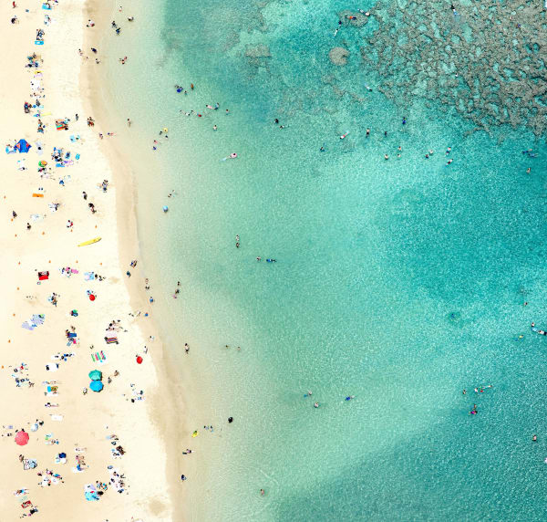 hanauma bay Ii, 2016 20 x 21 in., Ed. 7 30 x 31 1/2 in. , Ed. 7 41 x 43 in., Ed. 7 55 x 58 in., Ed. 7