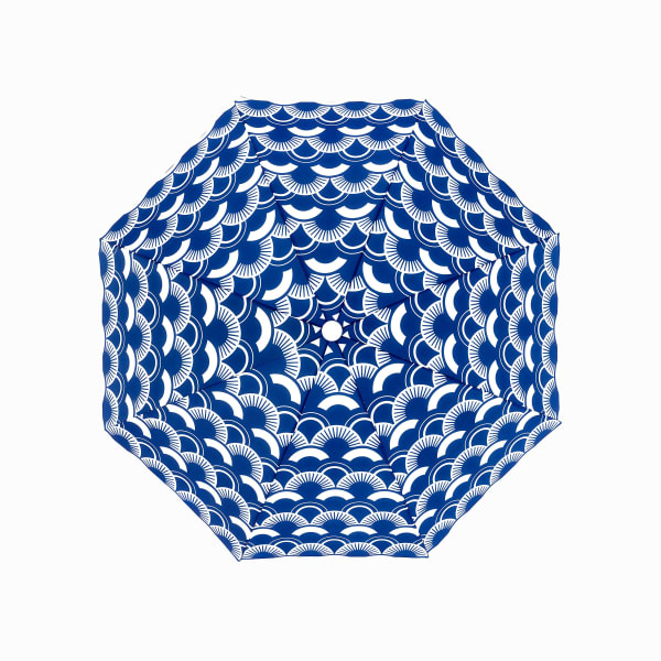blue sunrinse beach umbrella, 2019 20 x 20 in., Ed. 7 36 x 36 in., Ed. 7 43 x 43 in., Ed. 7 58 x 58 in., Ed. 7