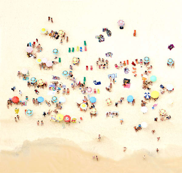 sunbathers of copacabana i, 2016 20x 21 in. , Ed. 7 30 x 31 1/2 in. , Ed. 7 41 x 43 in., Ed. 7 55 x 58 in., Ed. 7