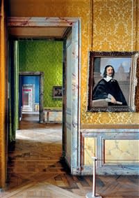 Bon de déplacement: Jeanne-Catherine-Agnès Arnauld, abesse de Port-Royal, MV 5988, by Philippe de Champaigne, 1662. Right: Jean Duvergier de Hauranne, abbé de Saint-Cyran, MV 4195, by Philippe de Champaigne, 1646-1648. Salle le sentiment religieux, (7) ANR.01.007, Salle du XVII, Aile du nord – R.d.C, 2005 60 x 50 in., Ed. 10 72 x 60 in., Ed. 5