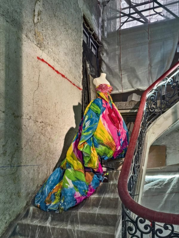 Gianfranco Ferr Hellbore Dress Haute Couture Spring-Summer 1995, 2022 40 x 30 in., Ed. 10 50 x 40 in., Ed. 10