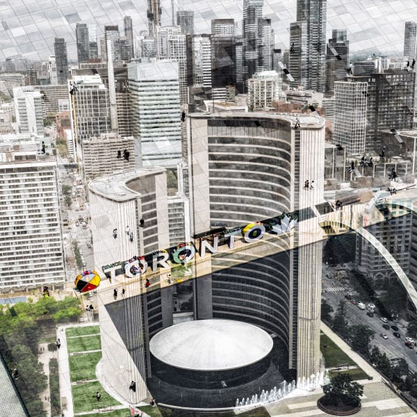 Jaywalking (Toronto, Canada), 2025 24 x 24 in., Ed. 5 40 x 40 in., Ed. 5 48 x 48 in., Ed. 1