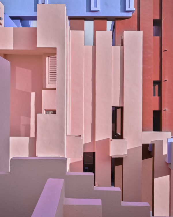 La Muralla Roja III, Calpe, Spain, 2023 26 x 21 in., Ed. 7 & 2AP 40 x 32 in., Ed. 7 & 2AP 55 x 44 in., Ed. 10 & 2AP 73 1/2 x 59 in., Ed. 5 & 2AP