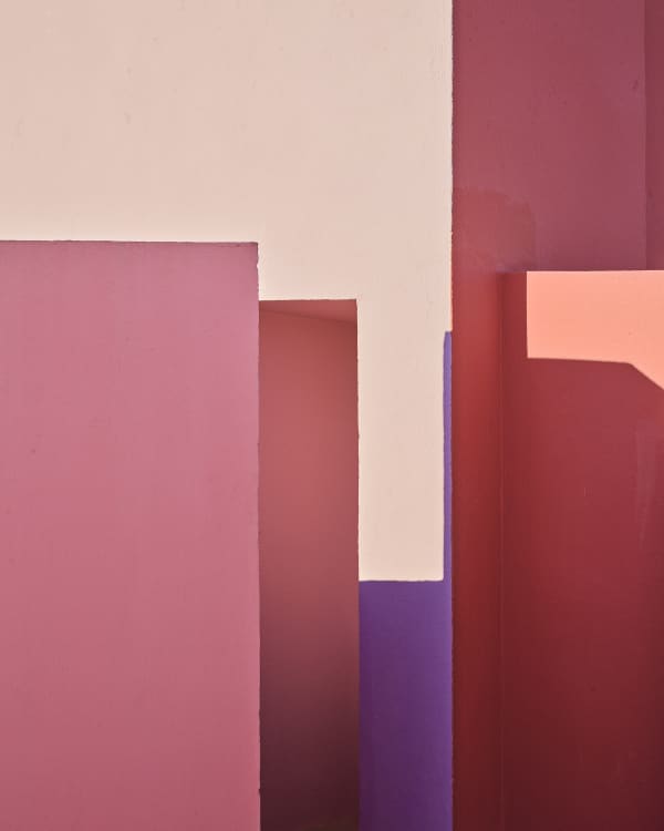 La Muralla Roja V, Calpe, Spain, 2023 26 x 21 in., Ed. 7 & 2AP 40 x 32 in., Ed. 7 & 2AP 55 x 44 in., Ed. 10 & 2AP 73 1/2 x 59 in., Ed. 5 & 2AP