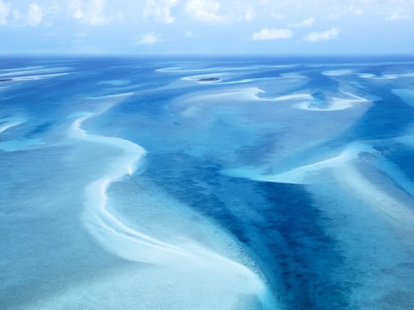 Sandbars 01, The Bahamas, 2016 21 x 26 in., Ed. 7 & 2AP 32 x 40 in., Ed. 7 & 2AP 44 x 55 in., Ed. 10 & 2AP 59 x 73 1/2 in., Ed. 5 & 2AP
