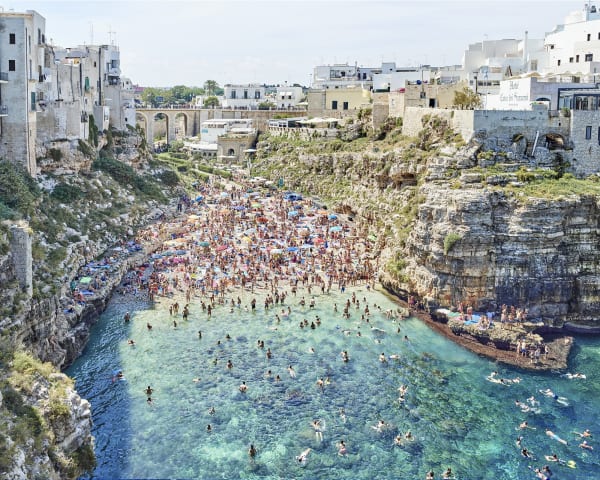 Polignano a Mare (mid-day), Bari, Italy, 2016 21 x 26 in., Ed. 7 & 2AP 32 x 40 in., Ed. 2AP 44 x 55 in., Ed. 10 & 2AP 59 x 73 1/2 in., Ed. 5 & 2AP