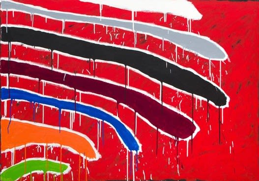 Serge Lemoyne - Sans titre (pointe d'étoile), 1977