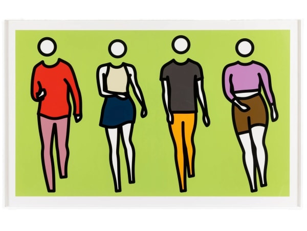 Julian Opie - Dance, Synced: Dance 2., 2024