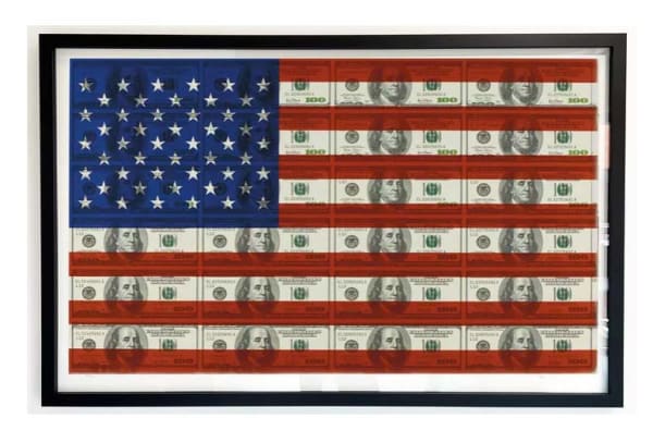 Steven D. Gagnon - $100 US Flag, 2004