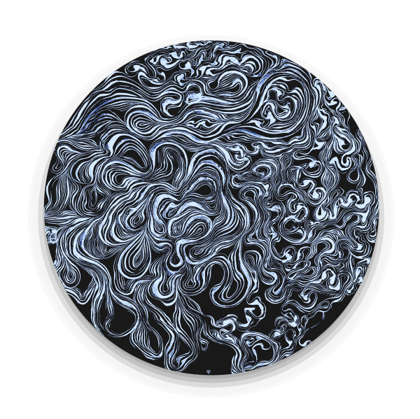 Art Print: Moon, Stretched Canvas