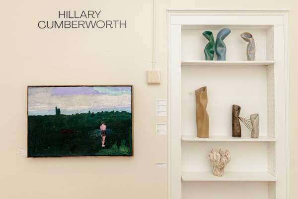 Sculptures: Hillary Cumberworth Painting: George Huffman
