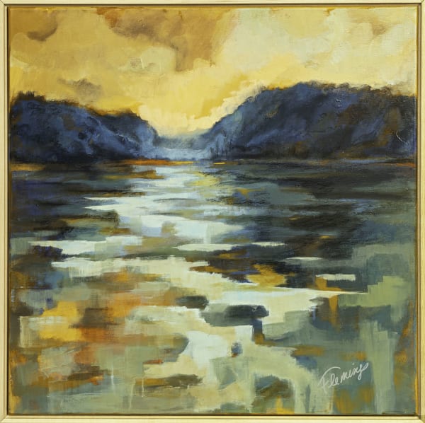 Ann Flemings, Sapphire Depths and Embered Skies, 2025