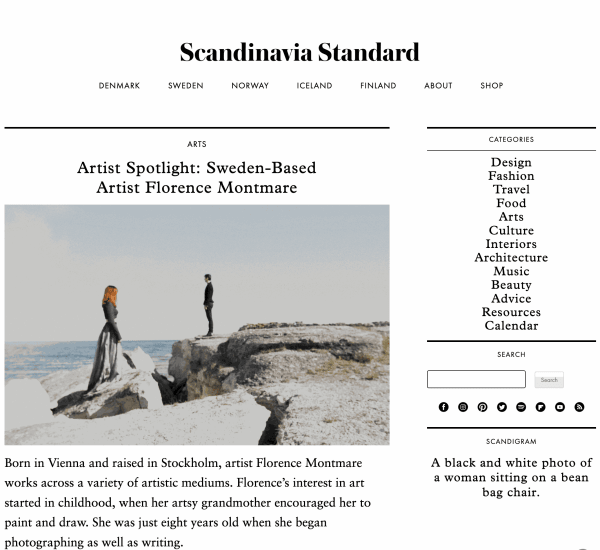 Artist Spotlight: Sweden-Based Artist Florence Montmare