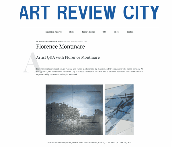 Artist Q&A with Florence Montmare