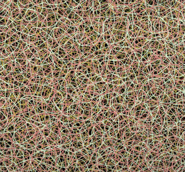 Fernando Varela, From the series "WORLDS", 2025, Mixed media on Arches paper, 25 5/8 x 28 in (65 x 71 cm)