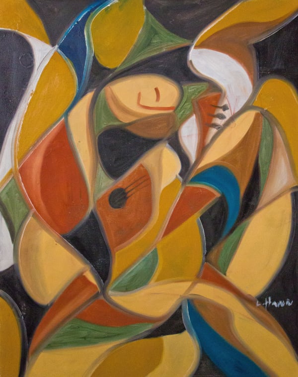 Laszlo Hamori, The Guitar player, 2000