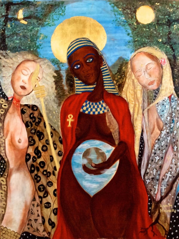 Laszlo Hamori, Madonna of the pyramid, 2005