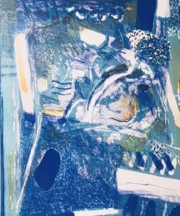 Chafik Abboud - Portrait-de-l'oiseau, 1989