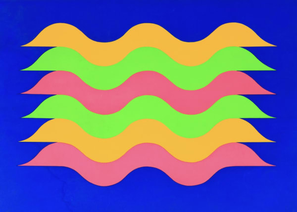 Mohamed Melehi, Flamme, 1970