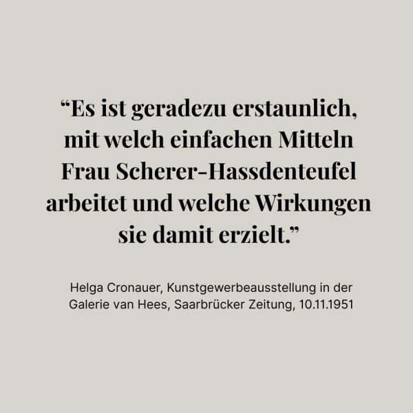 Kunstgewerbeausstellung in der Galerie van Hees