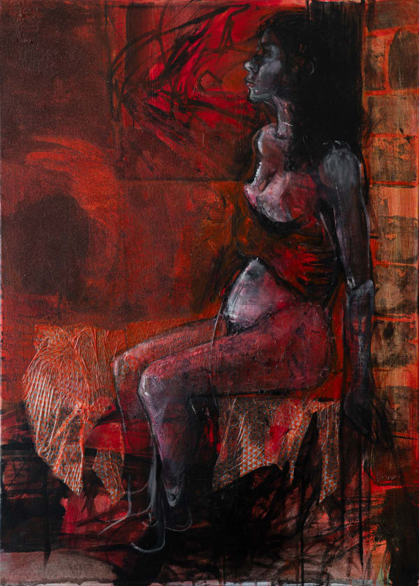 Tamara Jovandic-Everson, Lady in Red, 2025