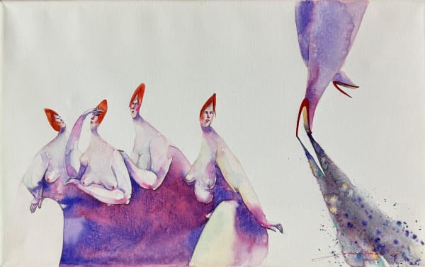 Shahnaz Aghayeva, On different paths, 2025