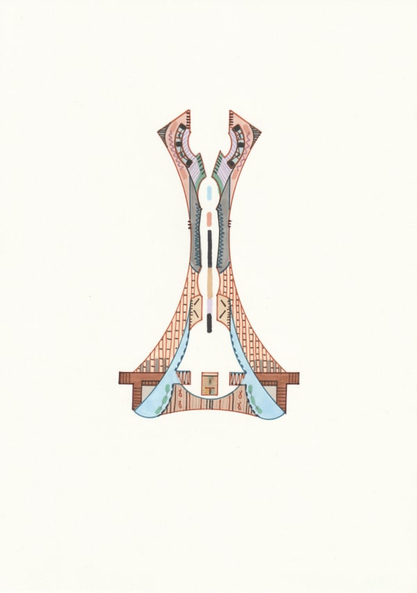 Amba Sayal Bennett, 1991, Satia, 2022 , Ink,