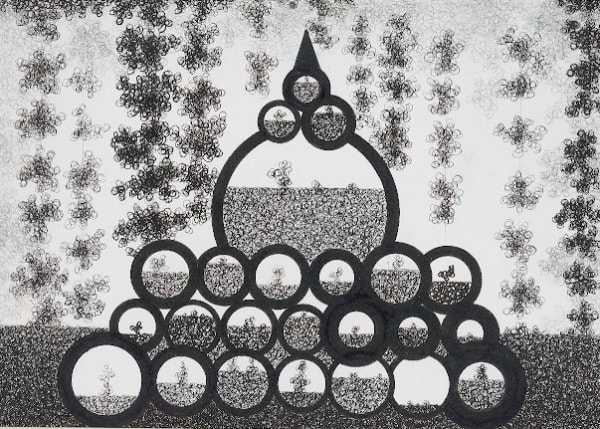 Parag Kashinath Tandel, 1978 Cerebral Buddha #8, 2014,