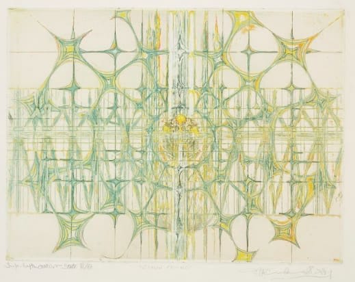 M Krishna Reddy, 1925 Clown Falling #2,1981,