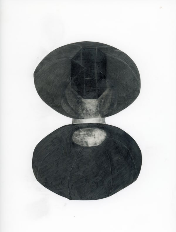 Kendall Buster Graphite on mylar 10.5 x 15.5 in.