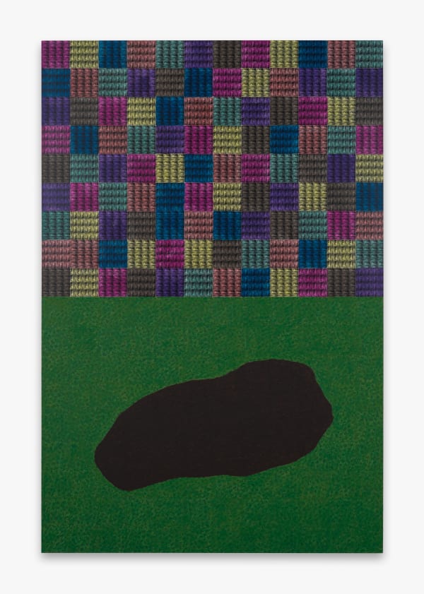 McArthur Binion Under:Ground, 2025 Graphite, paint stick and ink on board 72 x 48 inches