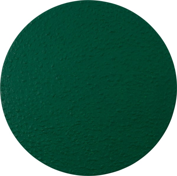 McArthur Binion manor: green, 2009 Wax crayon on birch plywood 26 (diameter) x 2 inches