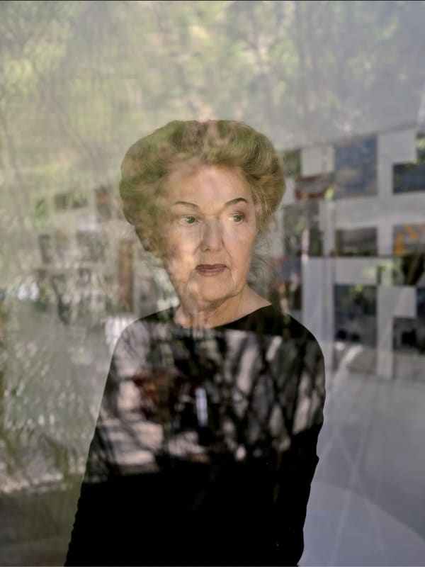 The artist Mary Kelly in her Los Angeles studio. Credit: Philip Cheung