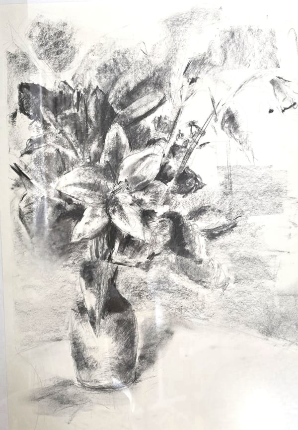 Stephanie Villalba, Charcoal Lily Study, 2008