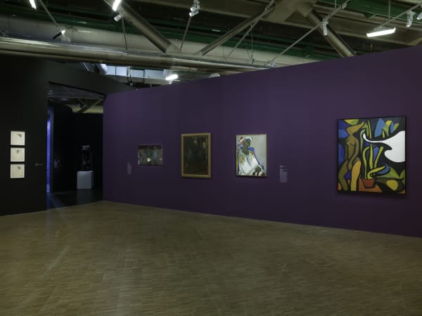 Exhibition view in Paris noir, Circulations artistiques et luttes anticoloniales, 1950-2000, Galerie 1, Centre Pompidou, Paris 19 mars – 30 juin 2025 Photo crédit : Centre Pompidou/Philippe Migeat