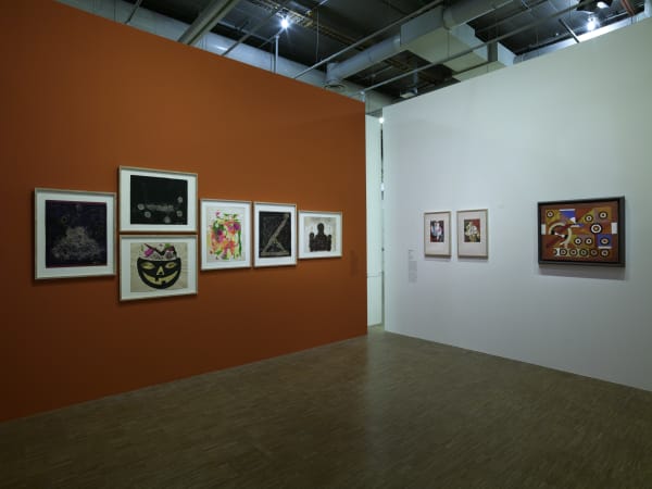 Exhibition view in Paris noir, Circulations artistiques et luttes anticoloniales, 1950-2000, Galerie 1, Centre Pompidou, Paris 19 mars – 30 juin 2025 Photo crédit : Centre Pompidou/Philippe Migeat