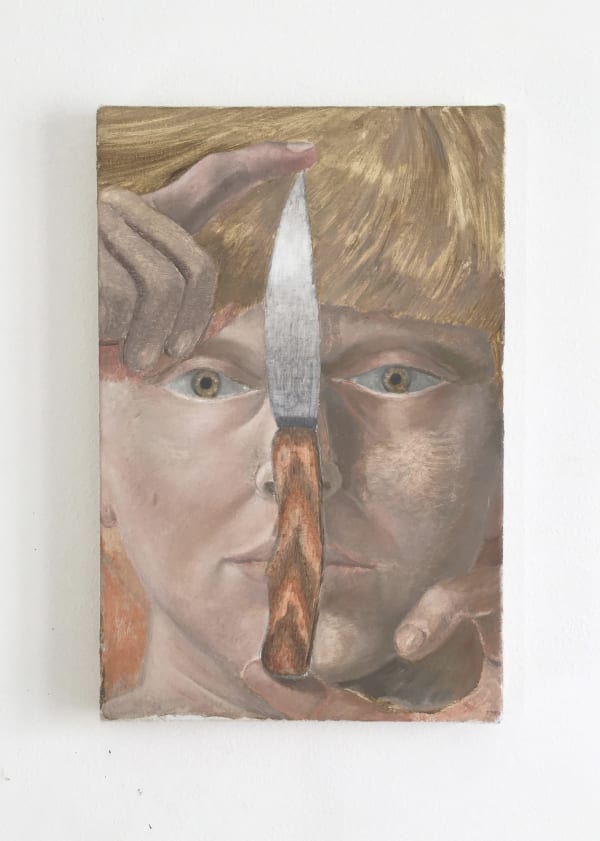 RAFAL TOPOLEWSKI Eyes between chin, 2020