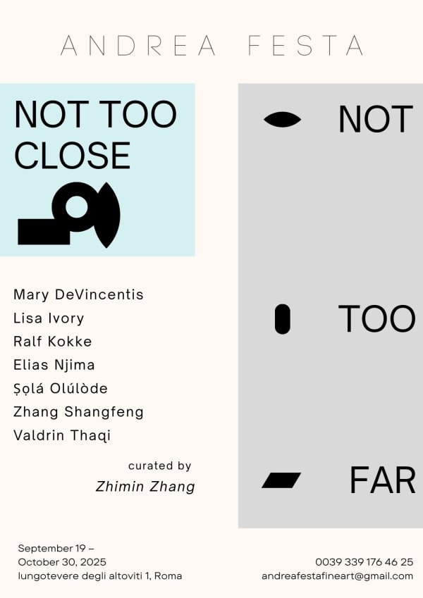 not too far, not too close poster
