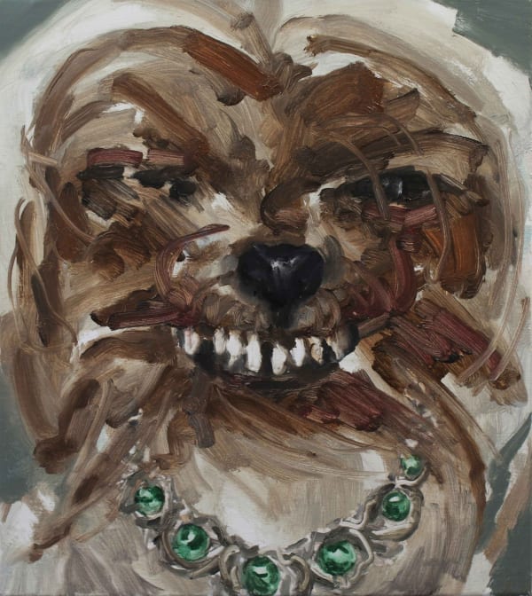 Tomas Harker Precious, 2021 Oil on canvas 17 7/10 × 15 7/10 in | 45 × 40 cm